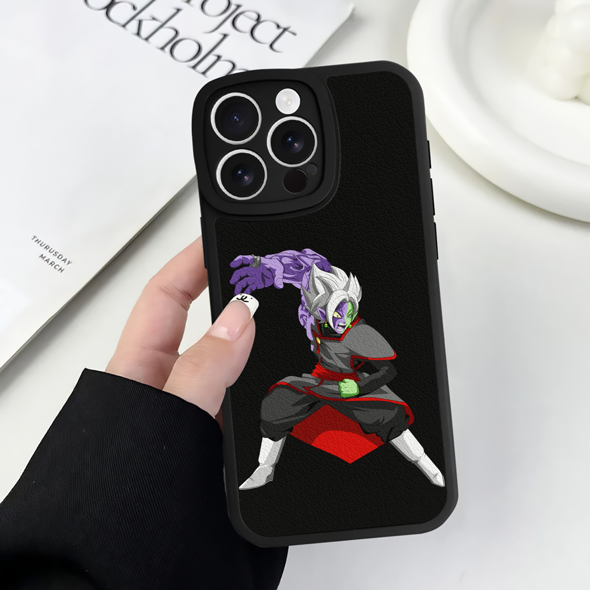 （画像用） ドラゴンボール ベジット DRAGON BALL Vegetto 【iPhone 16シリーズ対応】シリコンスマホケース（レザー調） 材質：シリコン